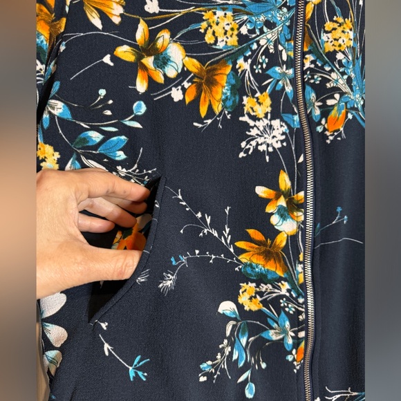 💐 ZARA Floral Bomber Jacket - Picture 5 of 9